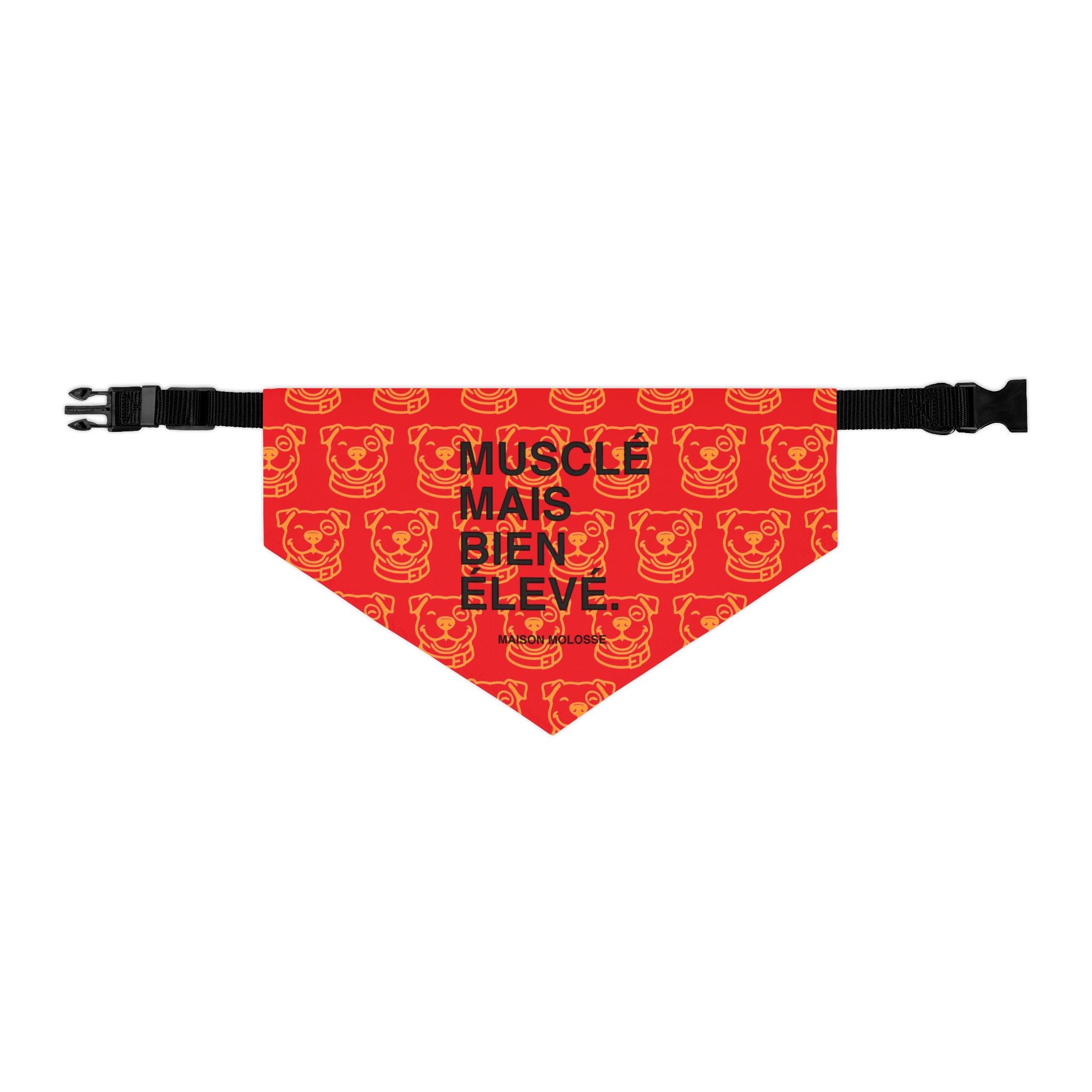 Plus doux qu’une baguette chaude – Bandana Collier Stylé pour chien