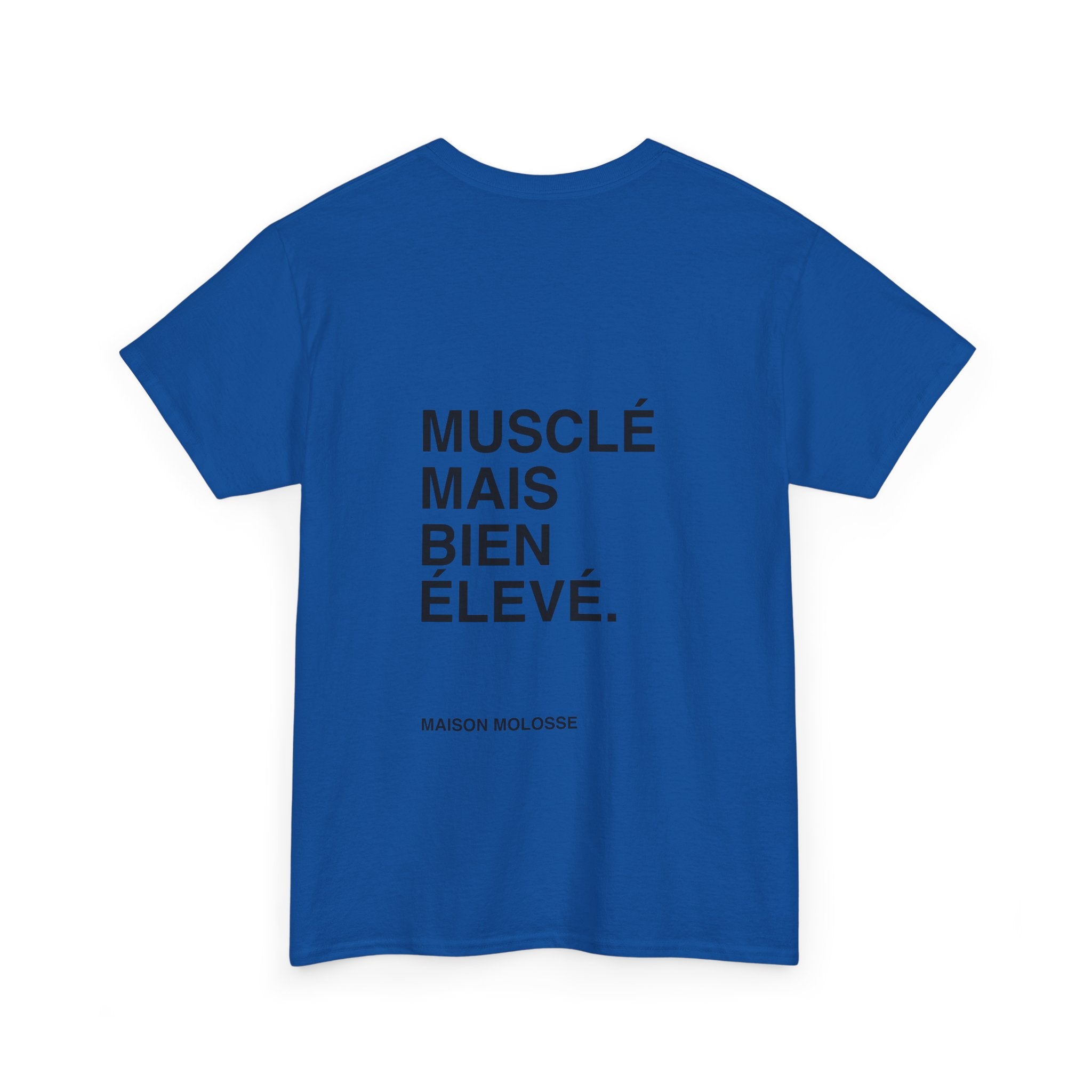 Musclé mais bien élevé - Heavy Cotton T-Shirt for Dog Owners