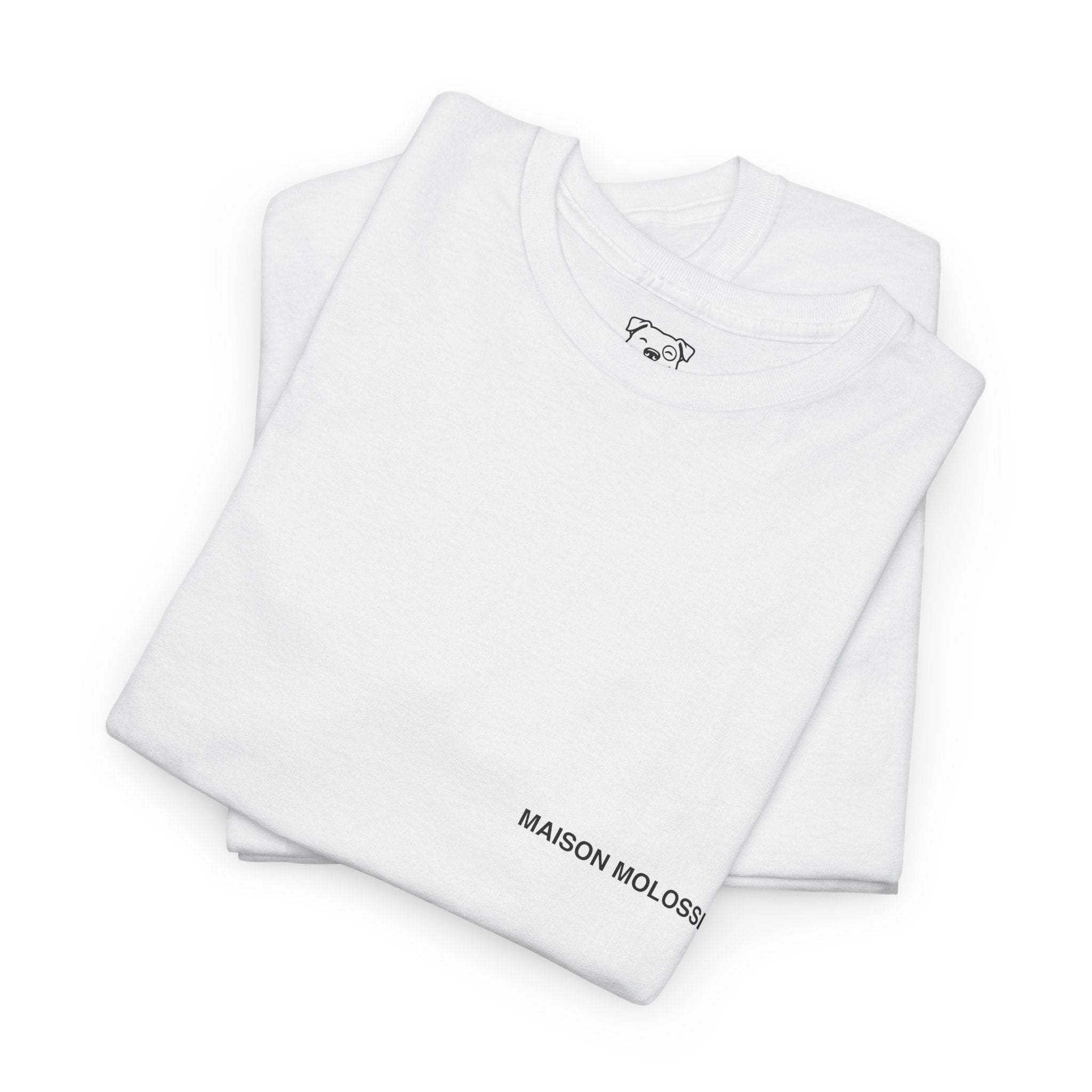 Musclé mais bien élevé - Heavy Cotton T-Shirt for Dog Owners