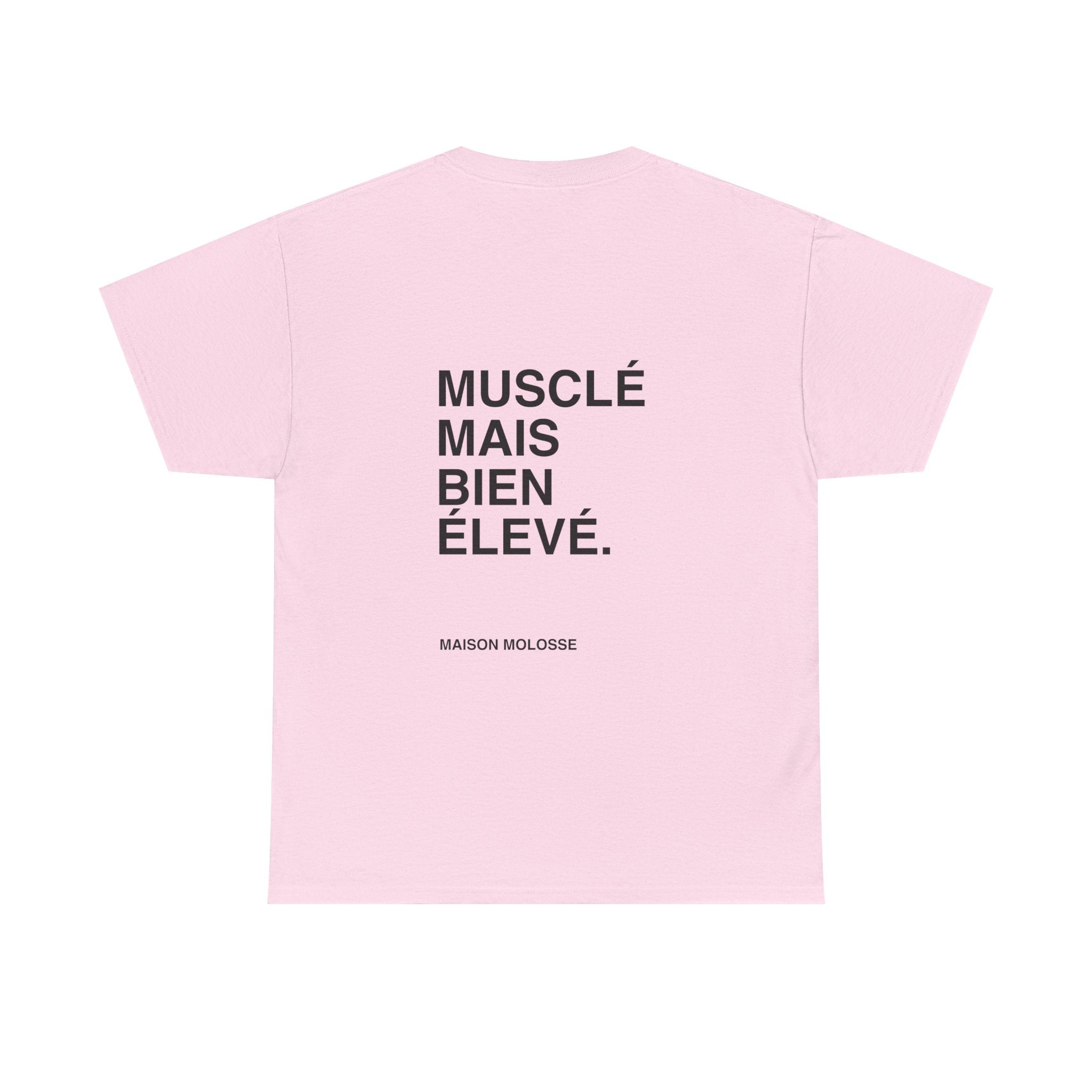 Musclé mais bien élevé - Heavy Cotton T-Shirt for Dog Owners