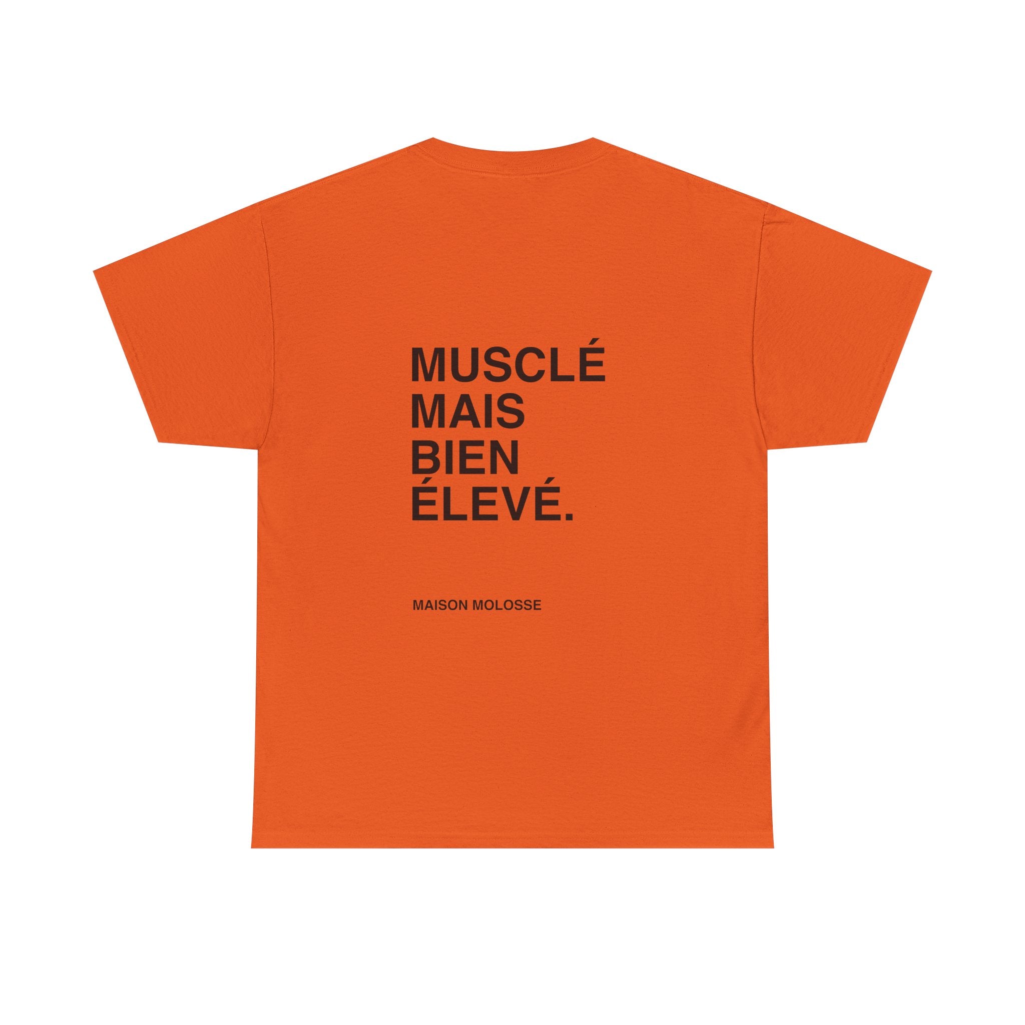 Musclé mais bien élevé - Heavy Cotton T-Shirt for Dog Owners