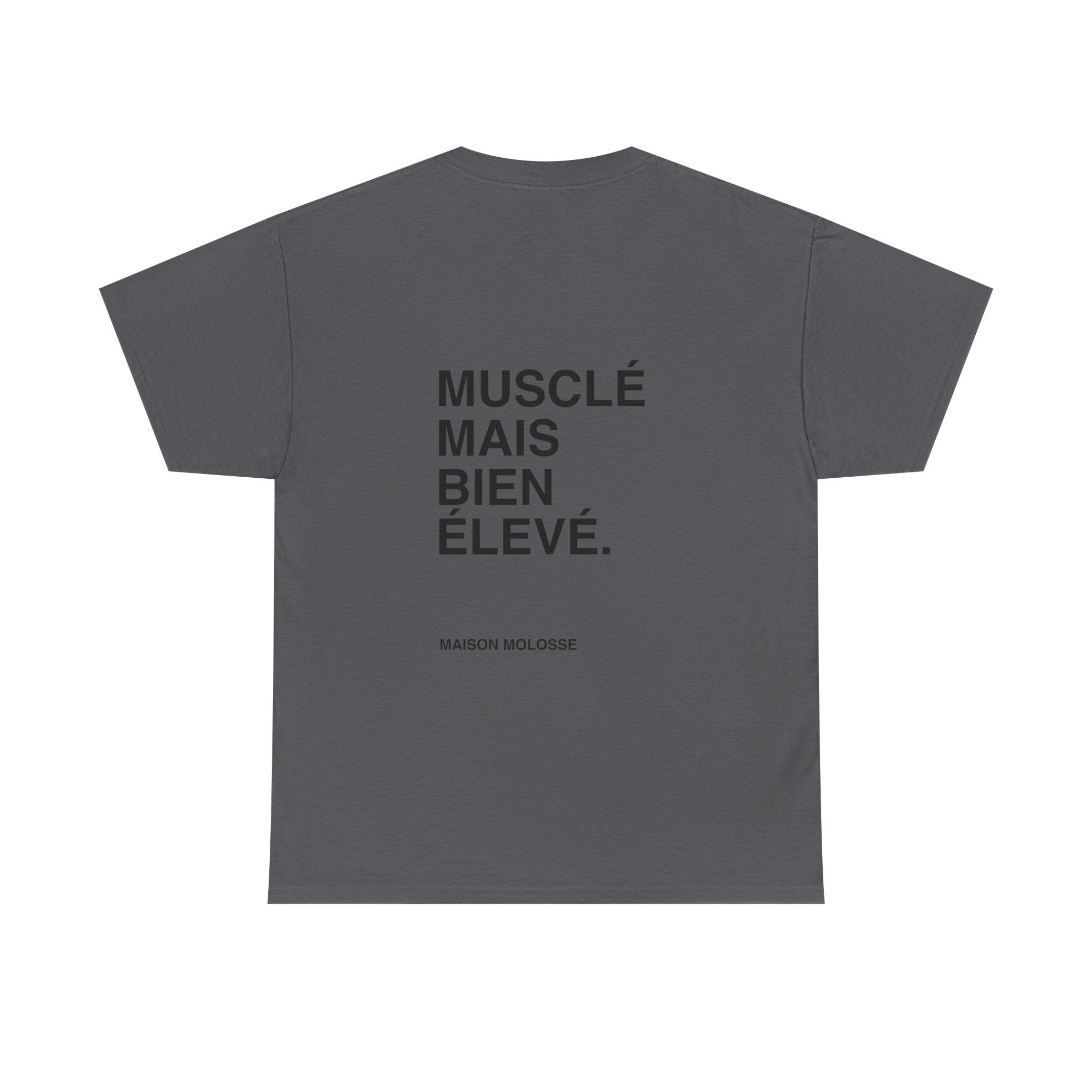 Musclé mais bien élevé - Heavy Cotton T-Shirt for Dog Owners