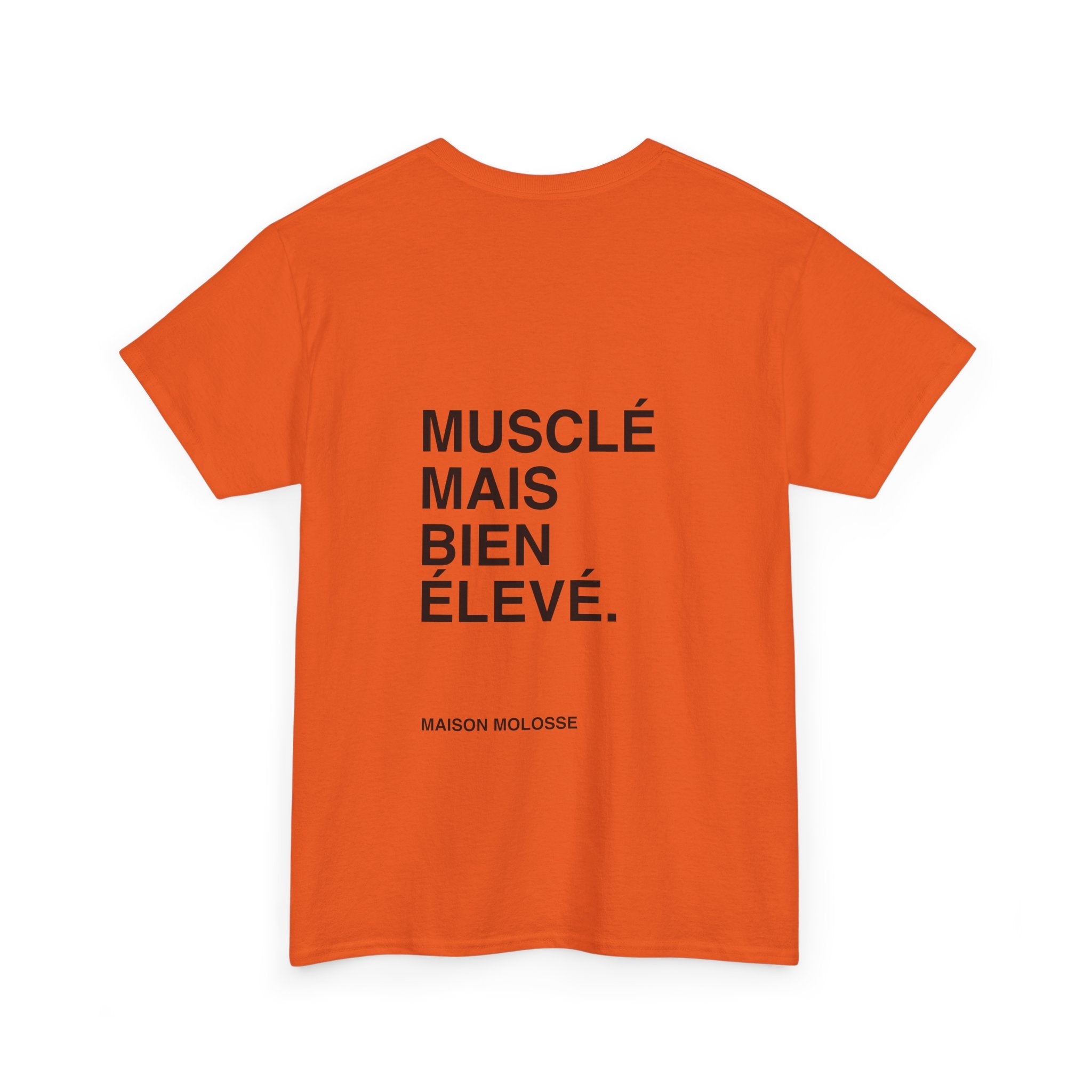 Musclé mais bien élevé - Heavy Cotton T-Shirt for Dog Owners