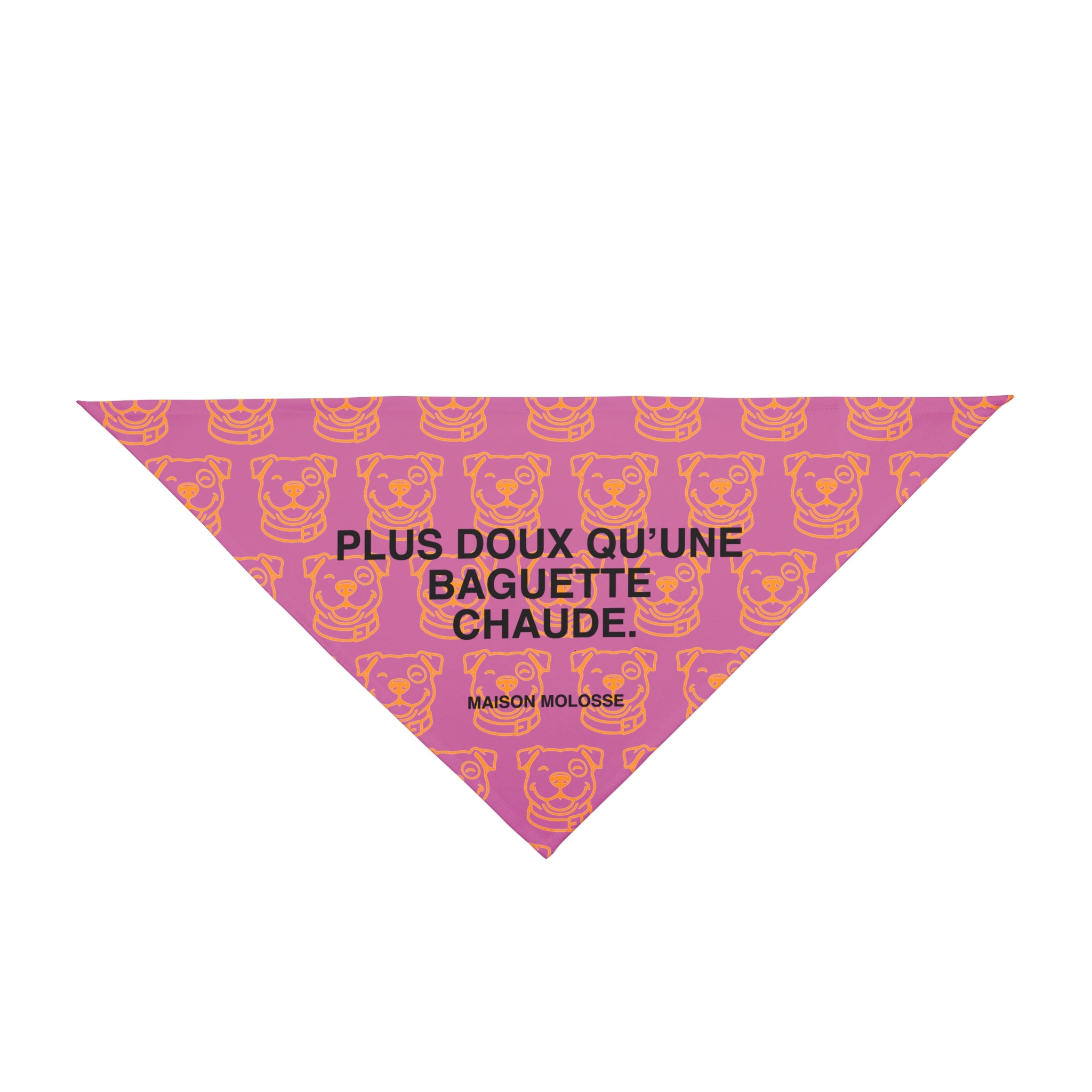 Bandana pour chien - Plus doux qu’une baguette chaude