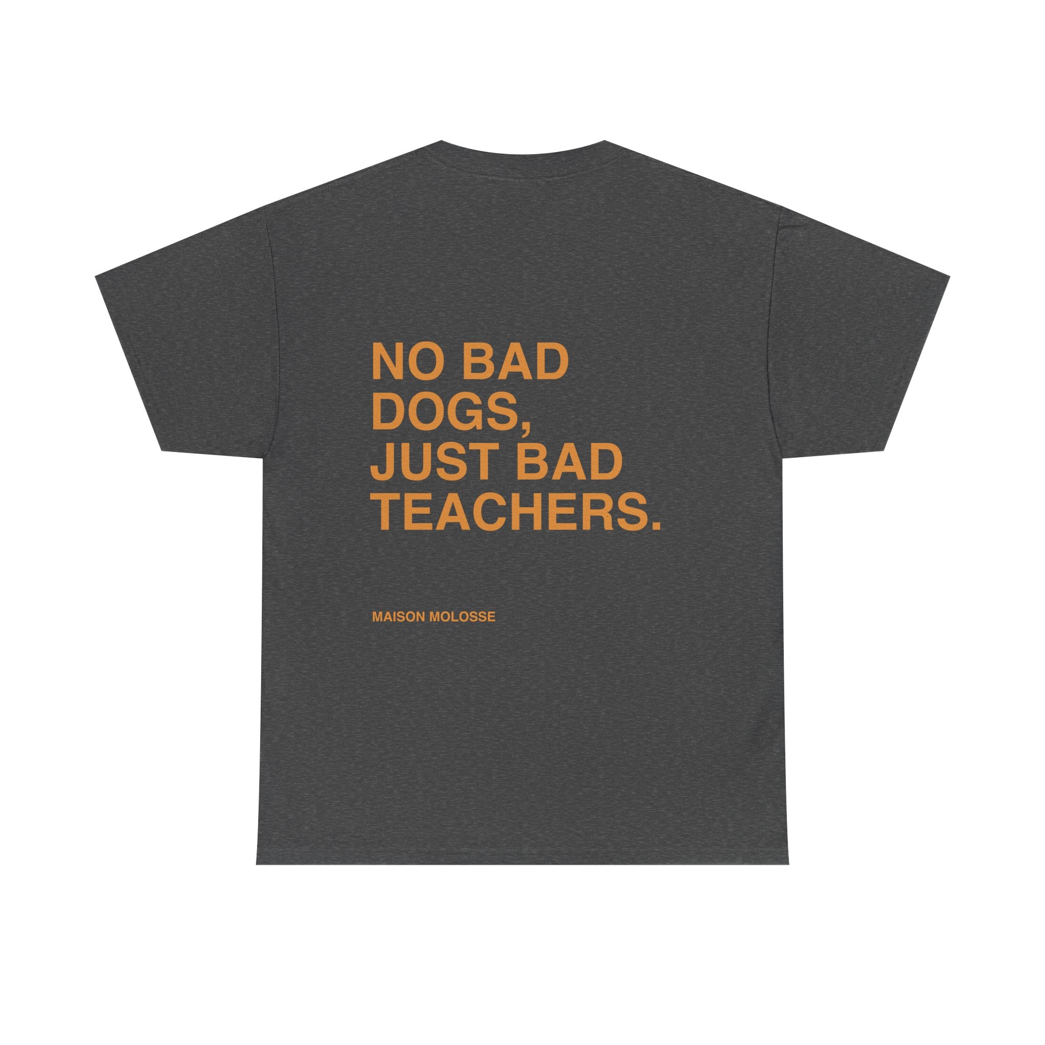 No bad dogs, just bad teachers - Heavy Cotton T-Shirt for Dog Owners