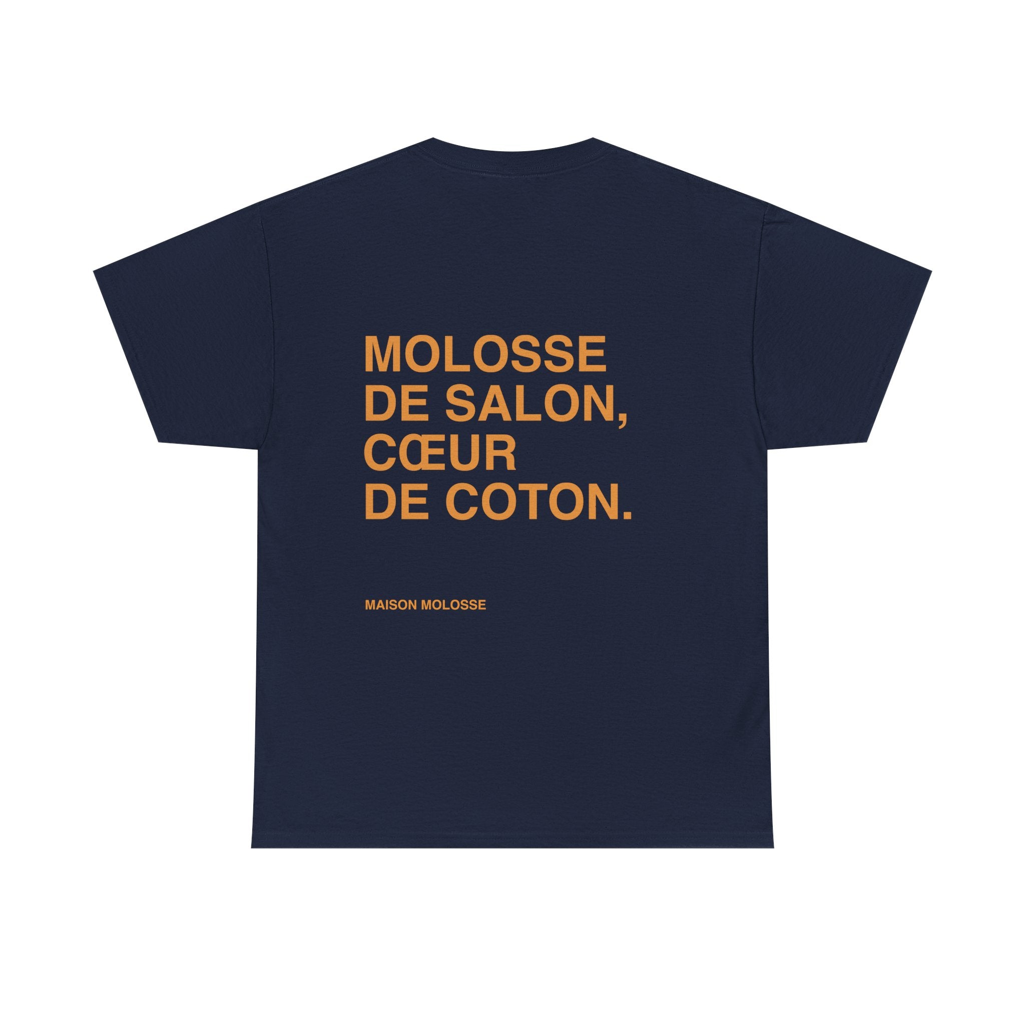 Molosse de salon, coeur de coton - Heavy Cotton T-Shirt for Dog Owners