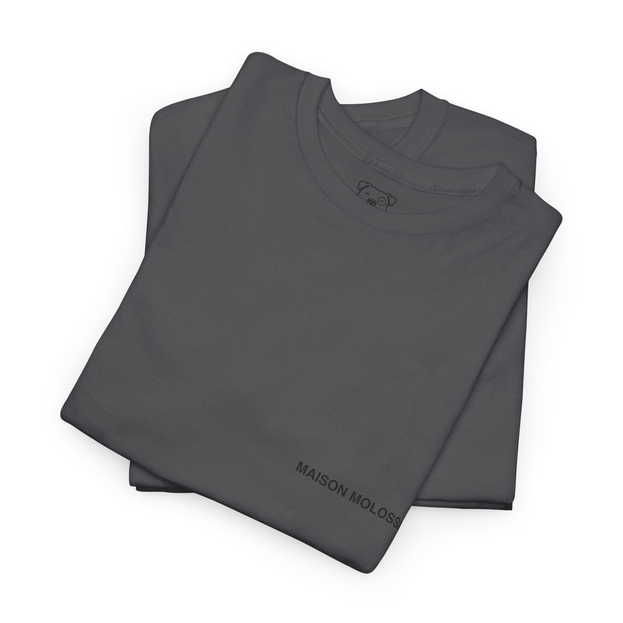 Musclé mais bien élevé - Heavy Cotton T-Shirt for Dog Owners