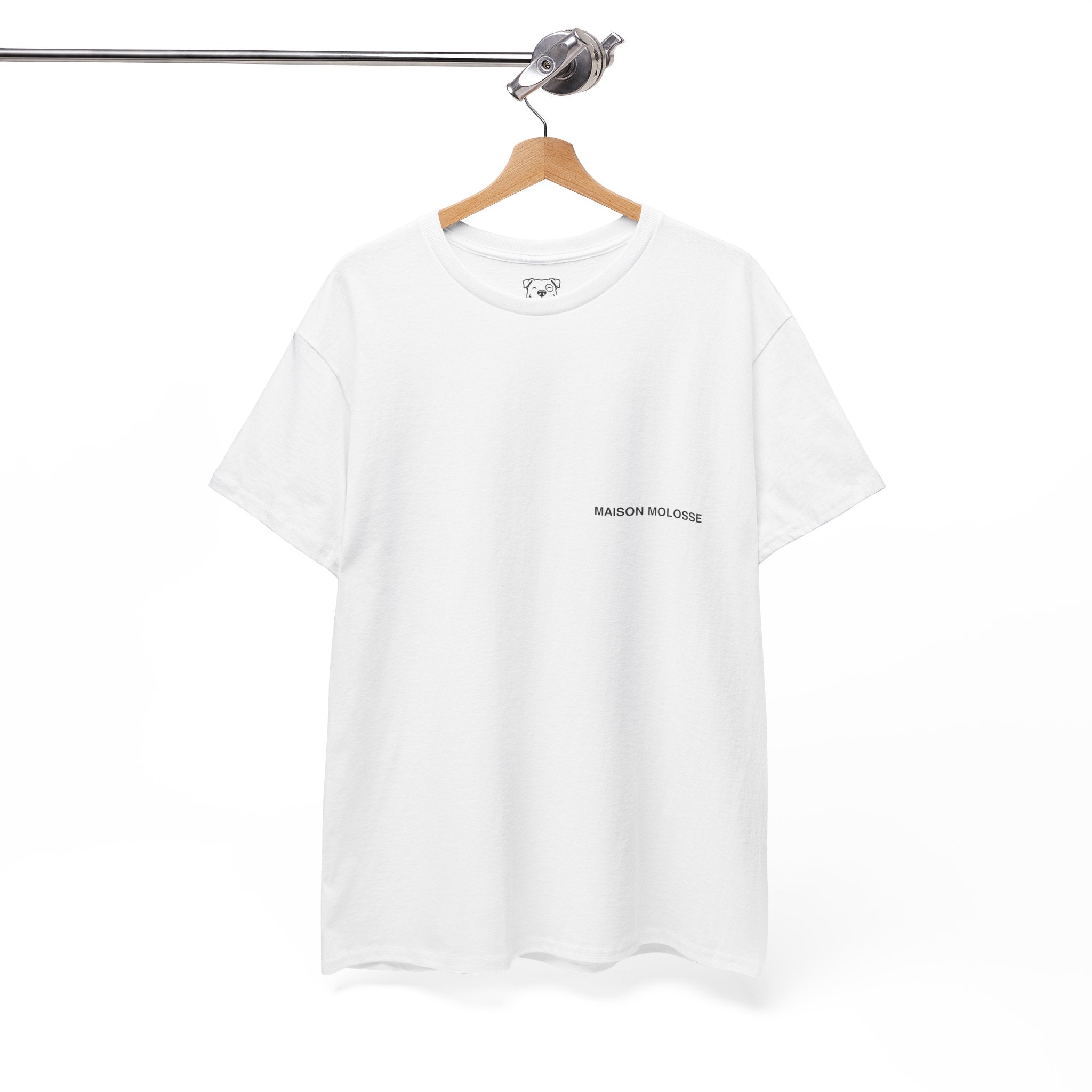 Musclé mais bien élevé - Heavy Cotton T-Shirt for Dog Owners