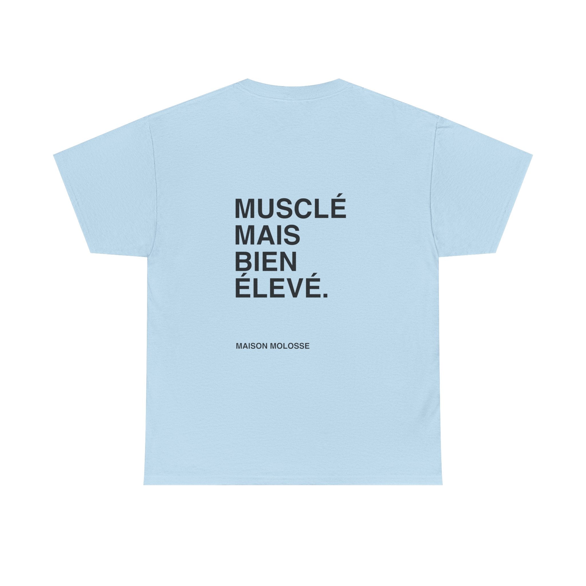 Musclé mais bien élevé - Heavy Cotton T-Shirt for Dog Owners