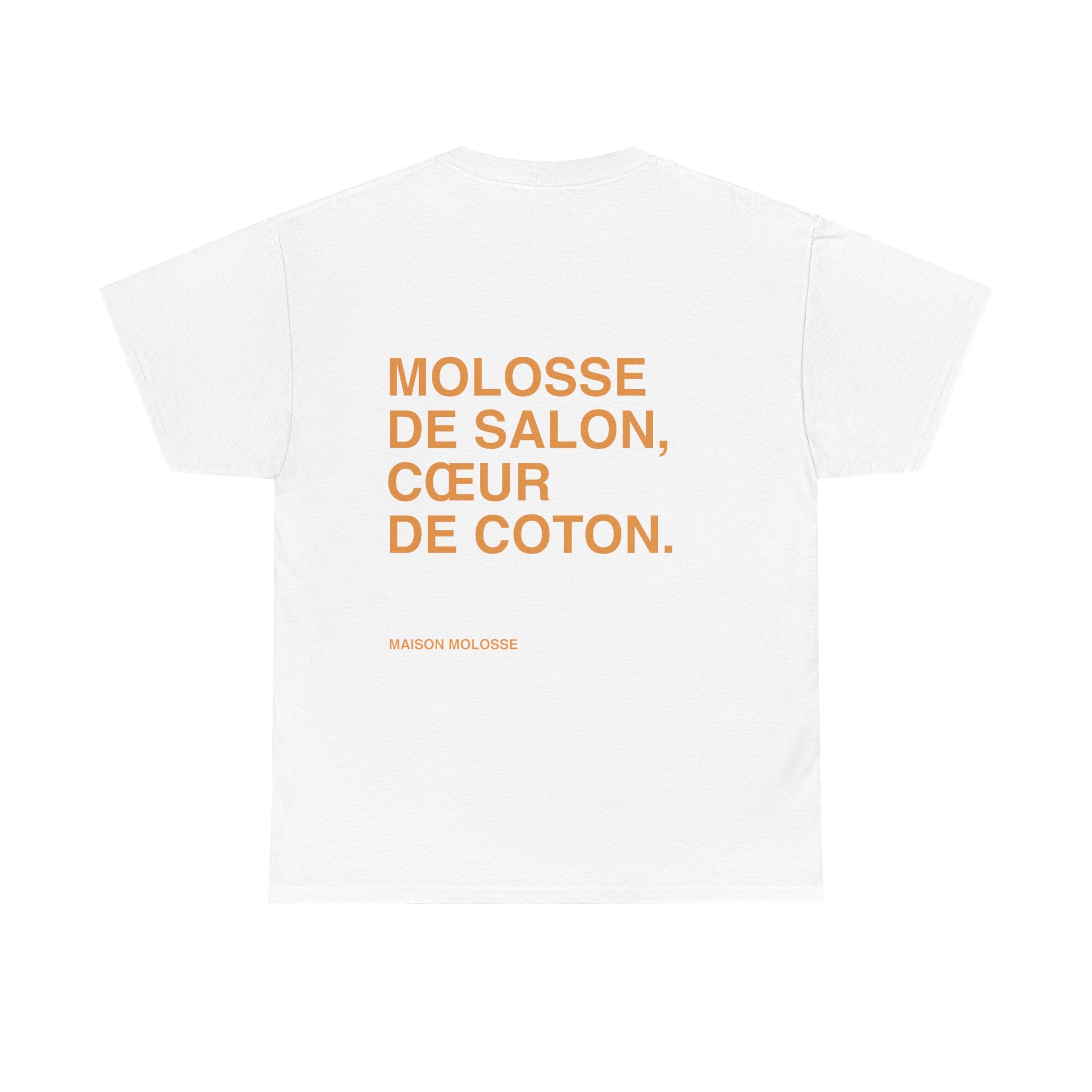 Molosse de salon, coeur de coton - Heavy Cotton T-Shirt for Dog Owners