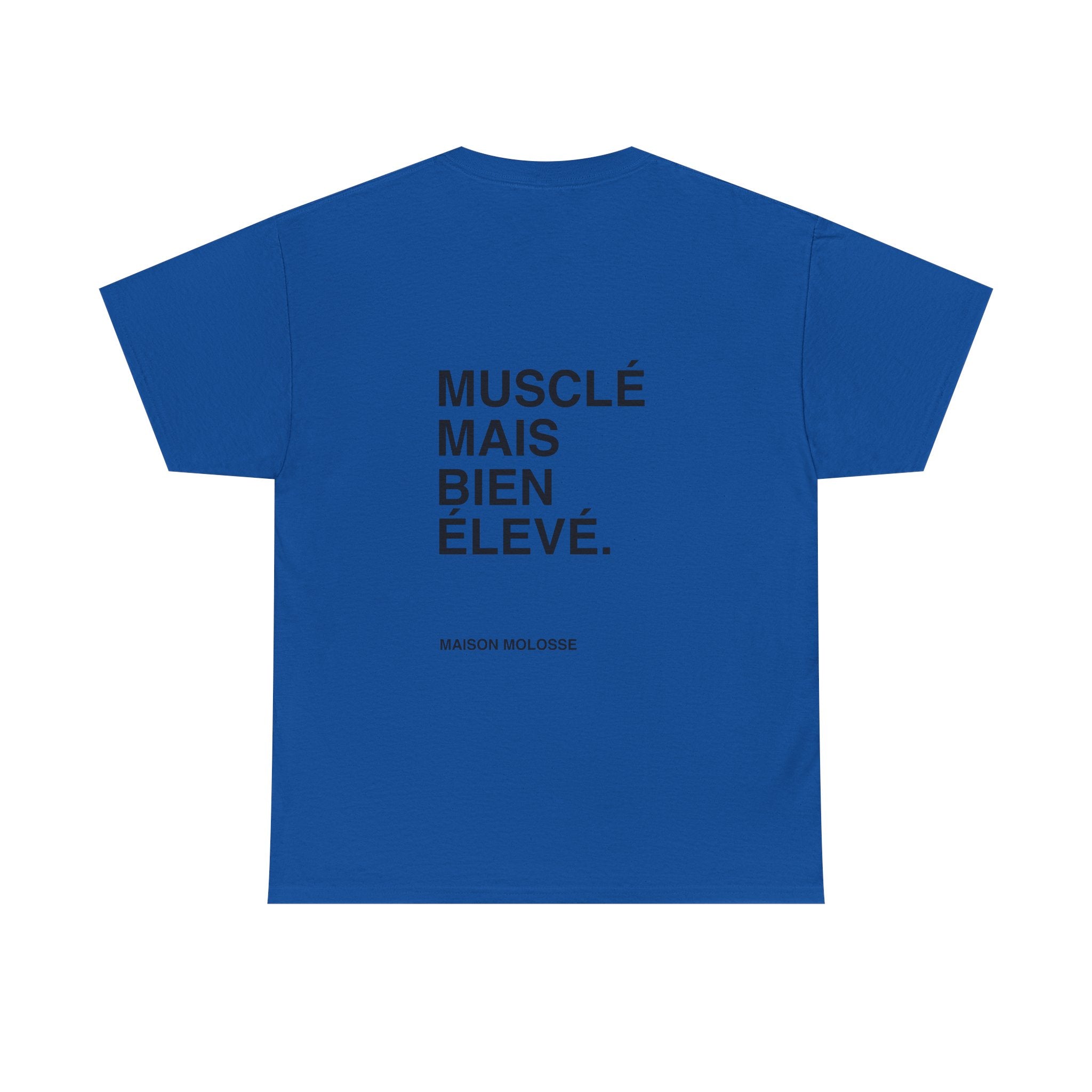 Musclé mais bien élevé - Heavy Cotton T-Shirt for Dog Owners