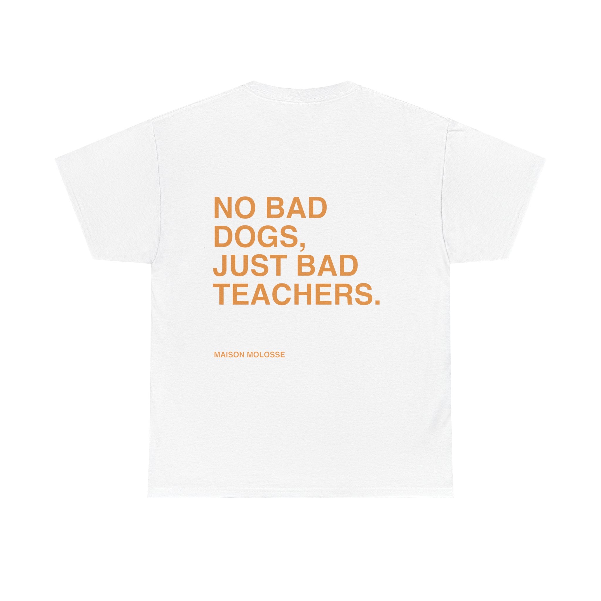 No bad dogs, just bad teachers - Heavy Cotton T-Shirt for Dog Owners