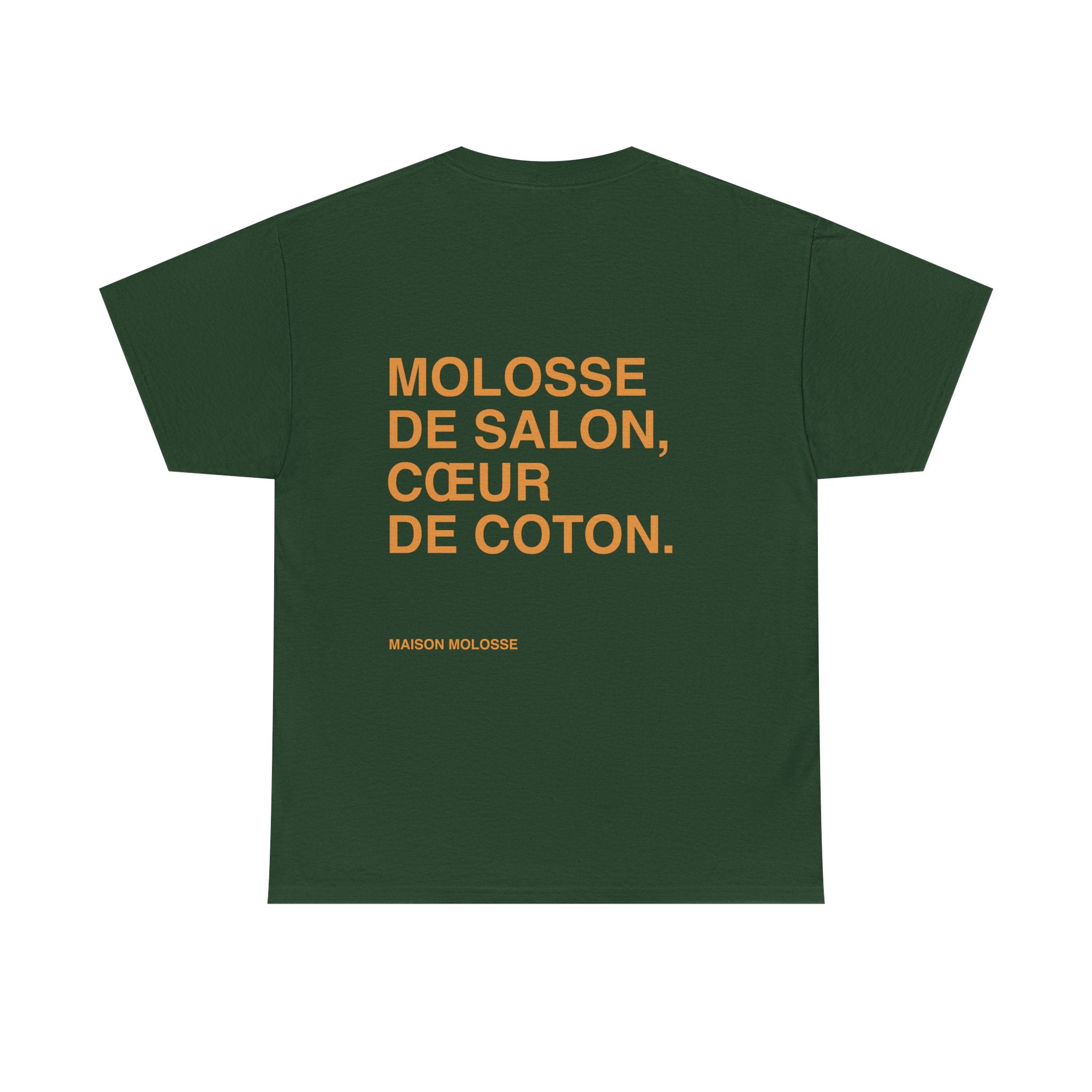Molosse de salon, coeur de coton - Heavy Cotton T-Shirt for Dog Owners