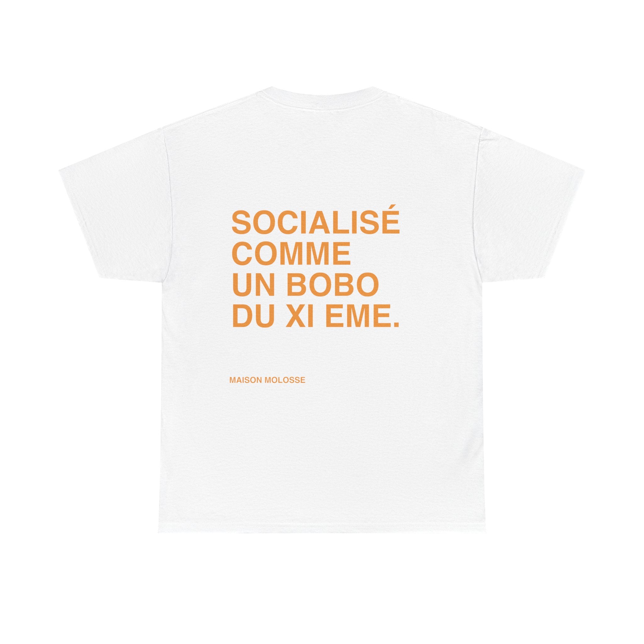 Socialisé comme un bobo du XIeme - Heavy Cotton T-Shirt for Dog Owners