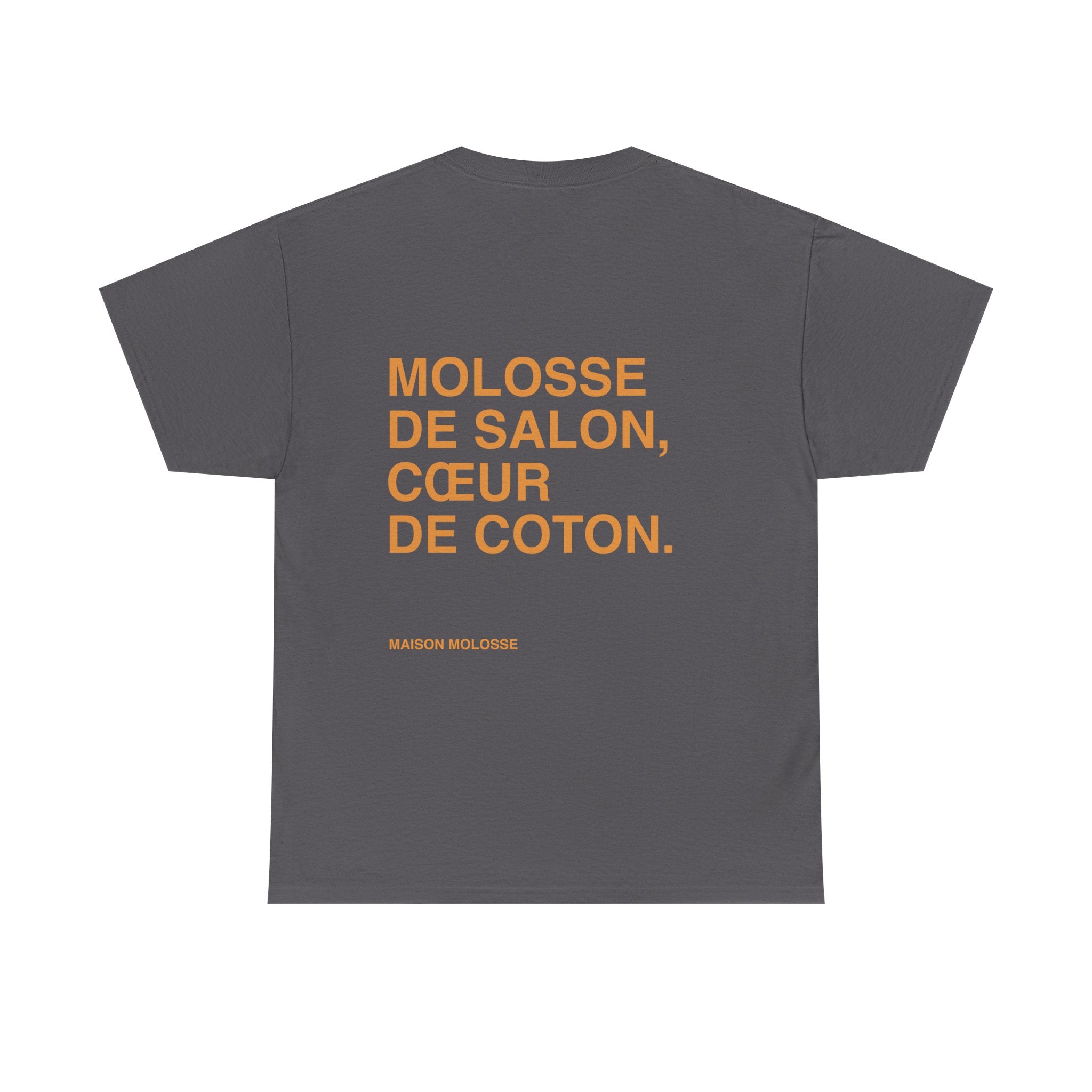 Molosse de salon, coeur de coton - Heavy Cotton T-Shirt for Dog Owners