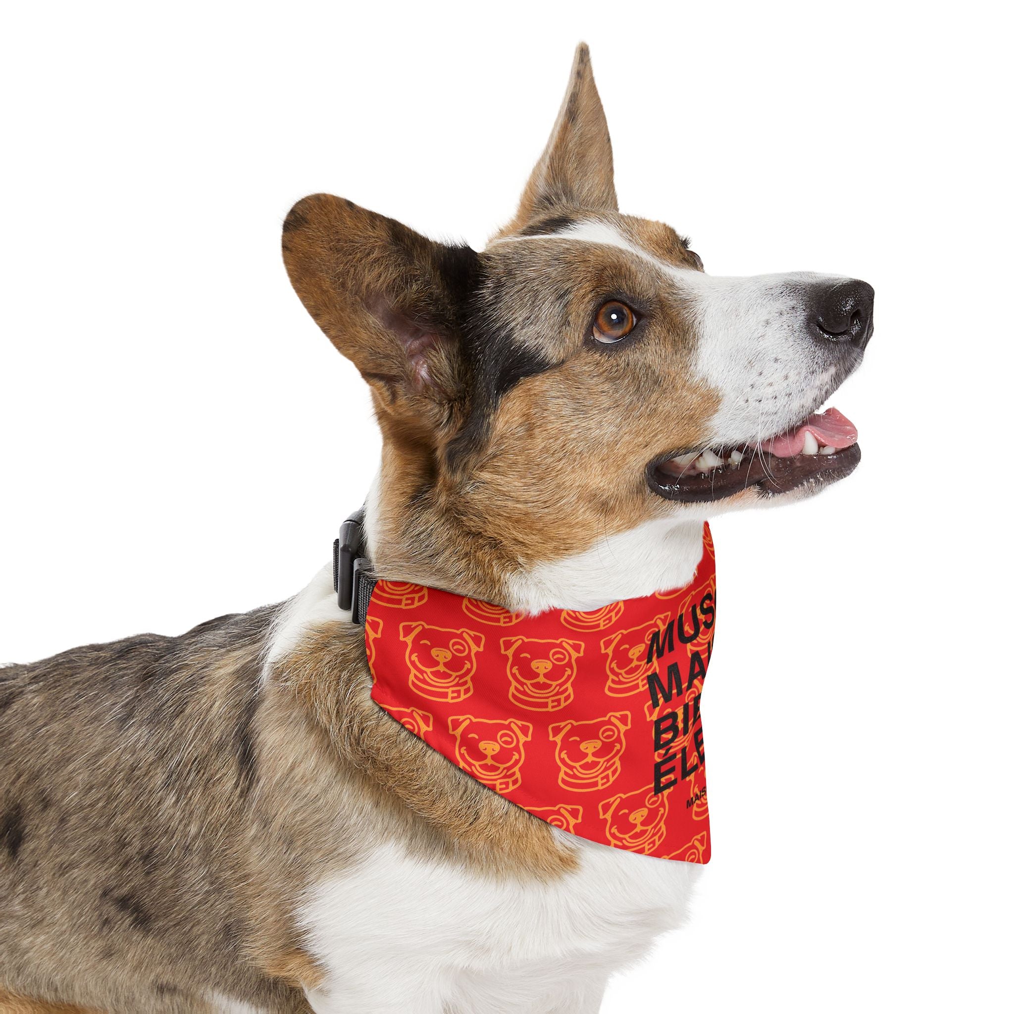 Plus doux qu’une baguette chaude – Bandana Collier Stylé pour chien