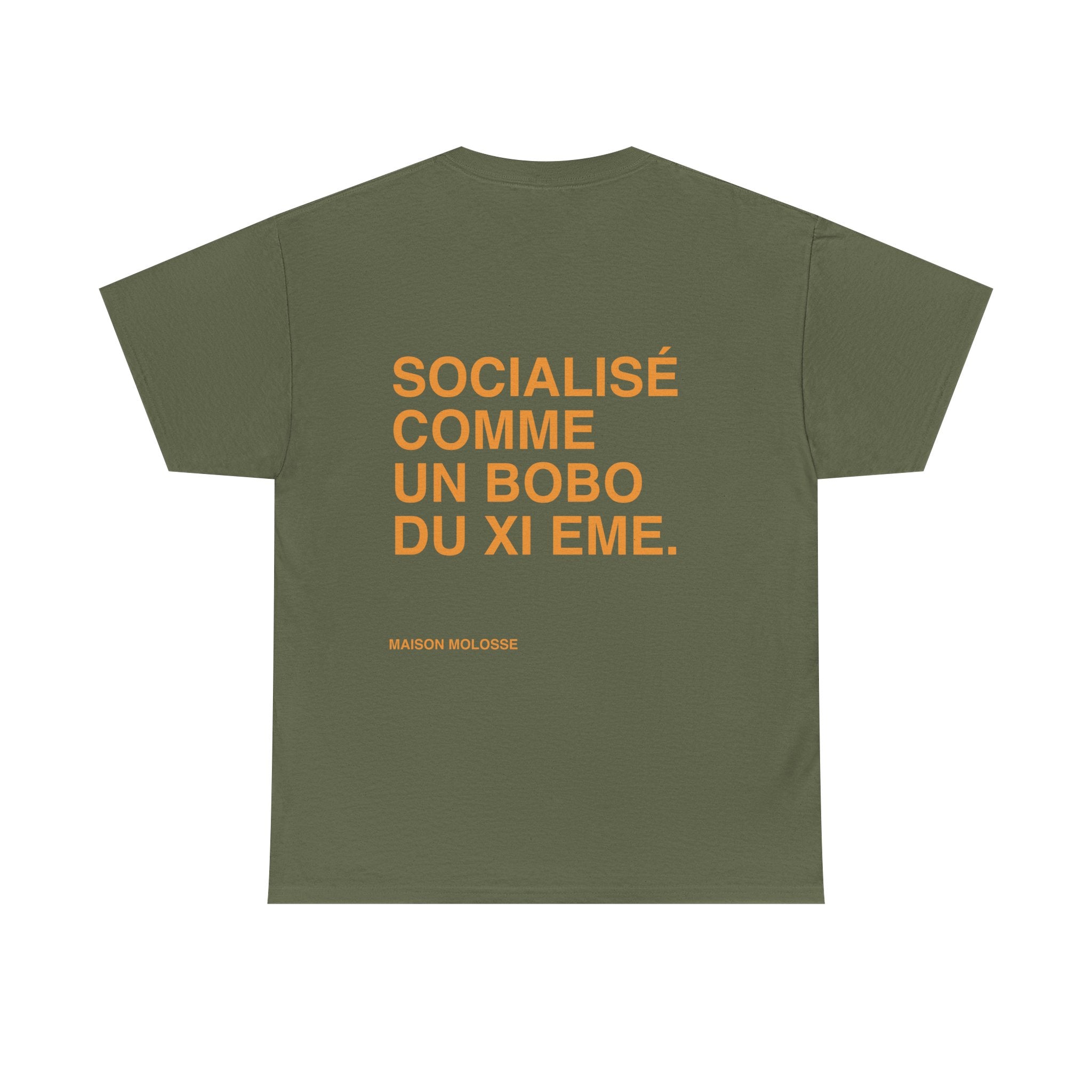 Socialisé comme un bobo du XIeme - Heavy Cotton T-Shirt for Dog Owners