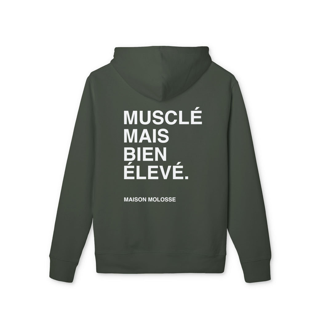 Hoodie en Coton Épais Bio – Musclé mais bien élevé