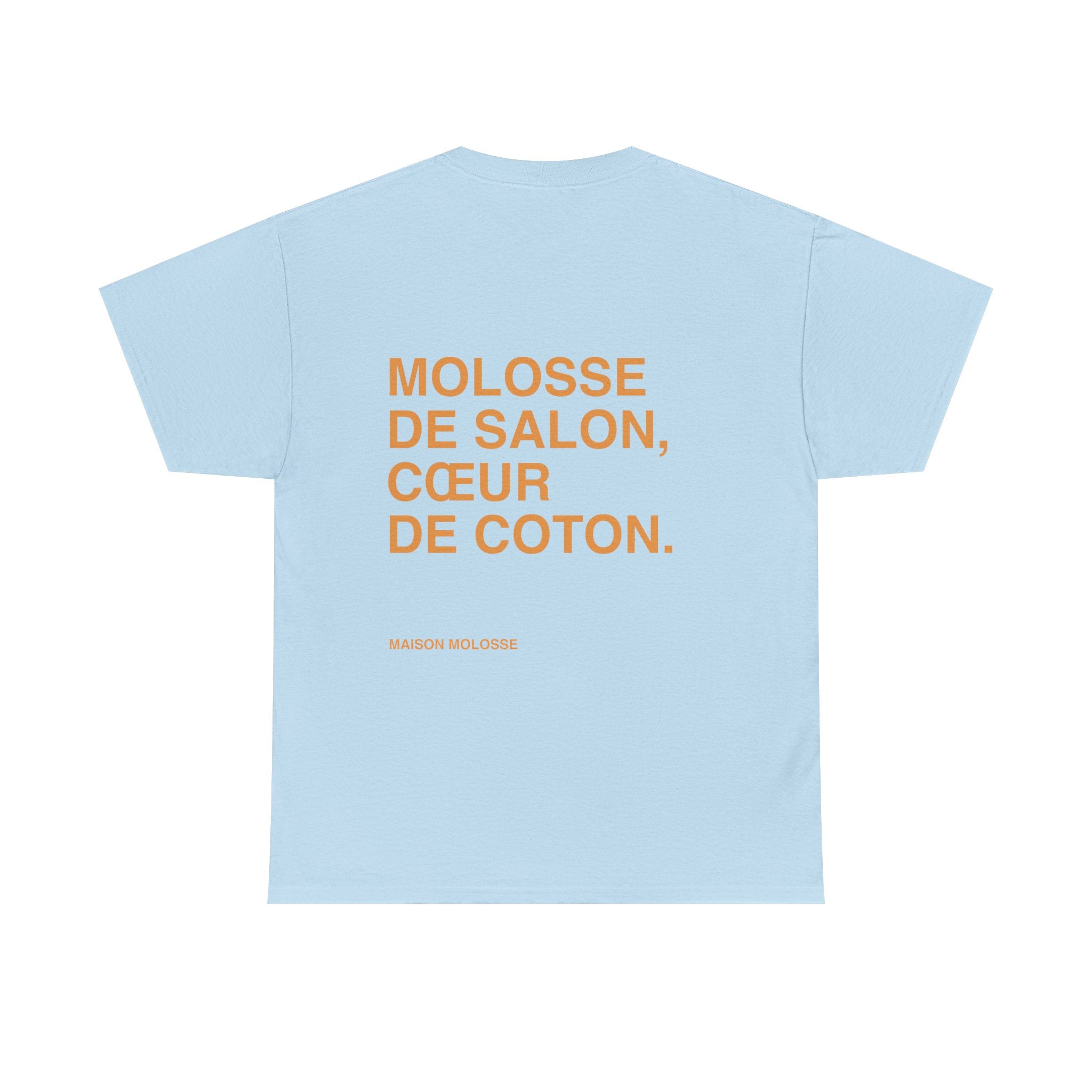 Molosse de salon, coeur de coton - Heavy Cotton T-Shirt for Dog Owners