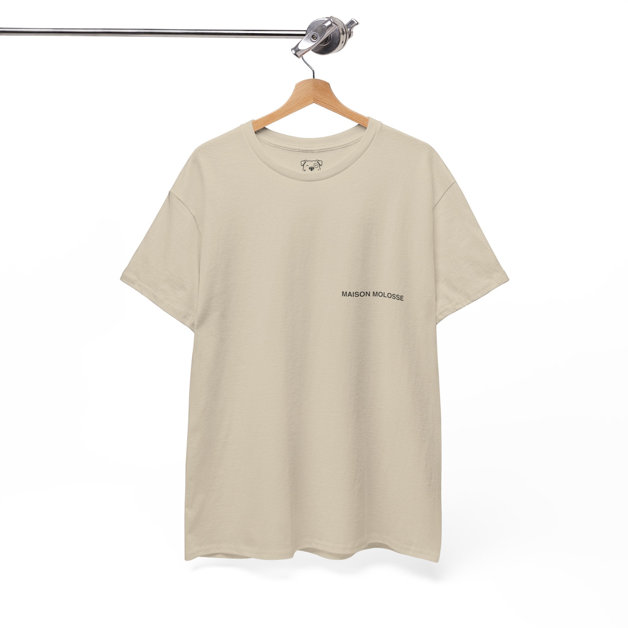 Musclé mais bien élevé - Heavy Cotton T-Shirt for Dog Owners