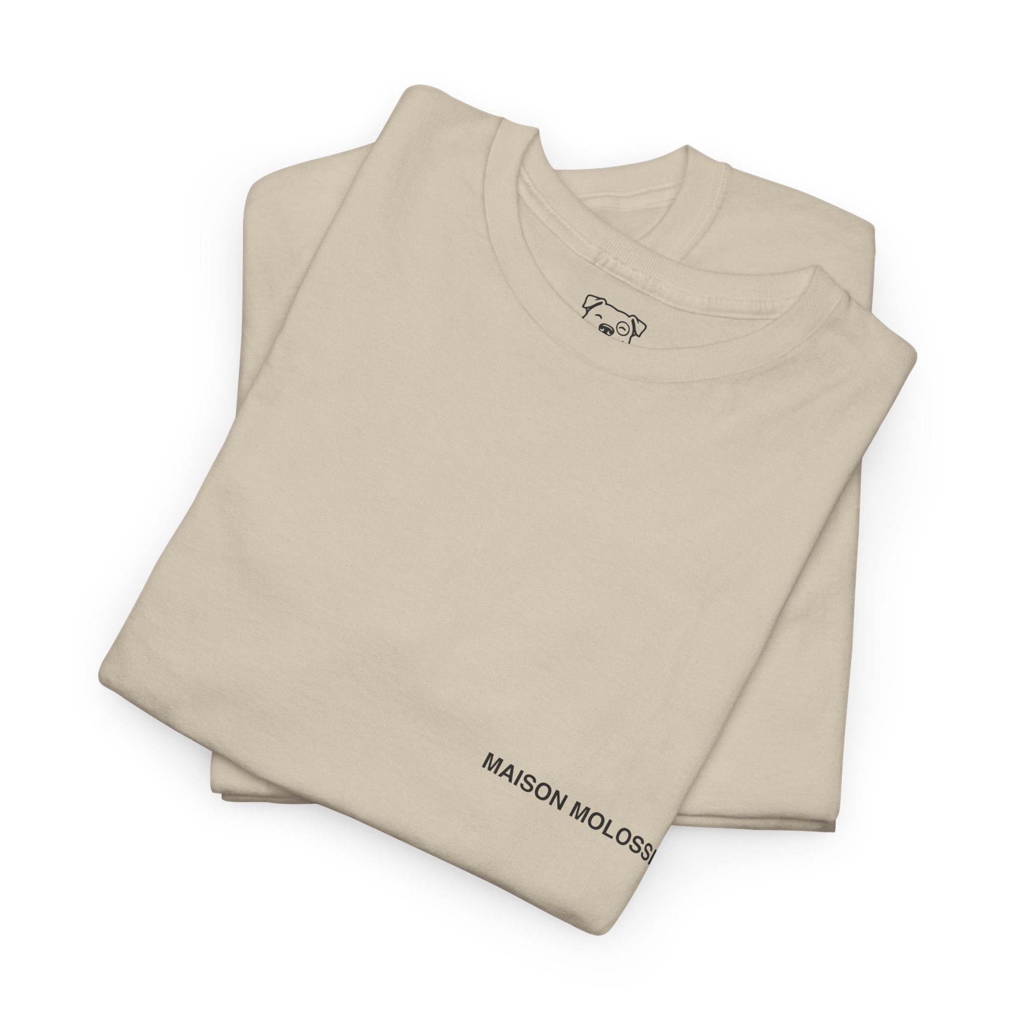 Musclé mais bien élevé - Heavy Cotton T-Shirt for Dog Owners