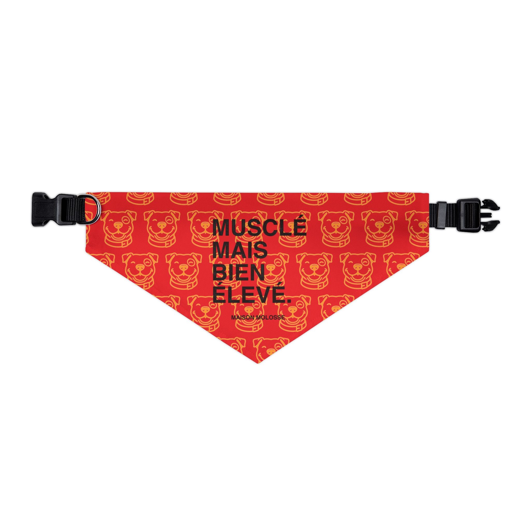 Plus doux qu’une baguette chaude – Bandana Collier Stylé pour chien