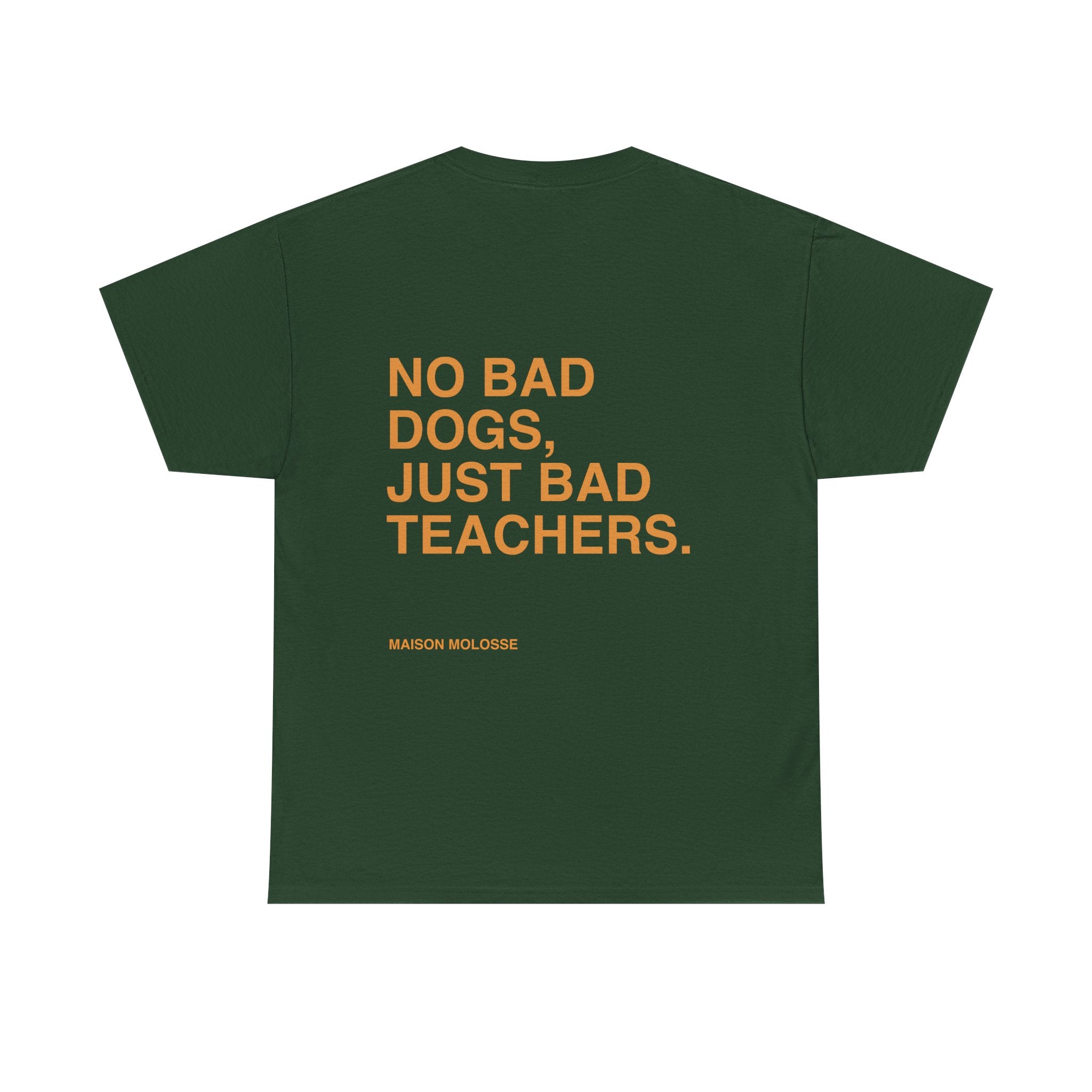 No bad dogs, just bad teachers - Heavy Cotton T-Shirt for Dog Owners