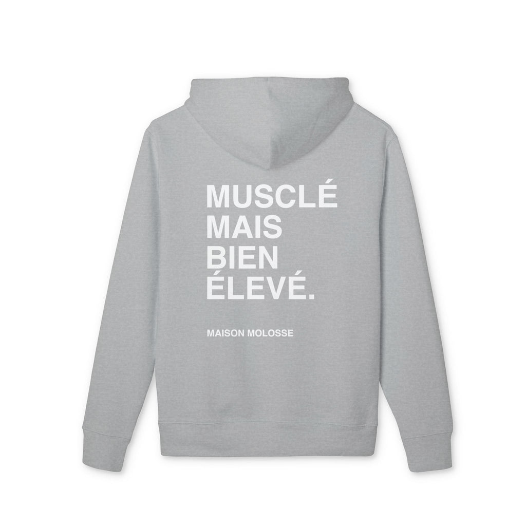 Hoodie en Coton Épais Bio – Musclé mais bien élevé