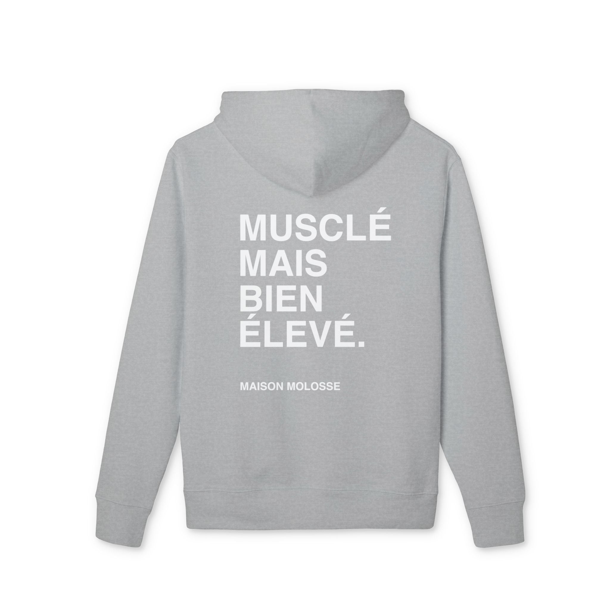 Hoodie en Coton Épais Bio – Musclé mais bien élevé
