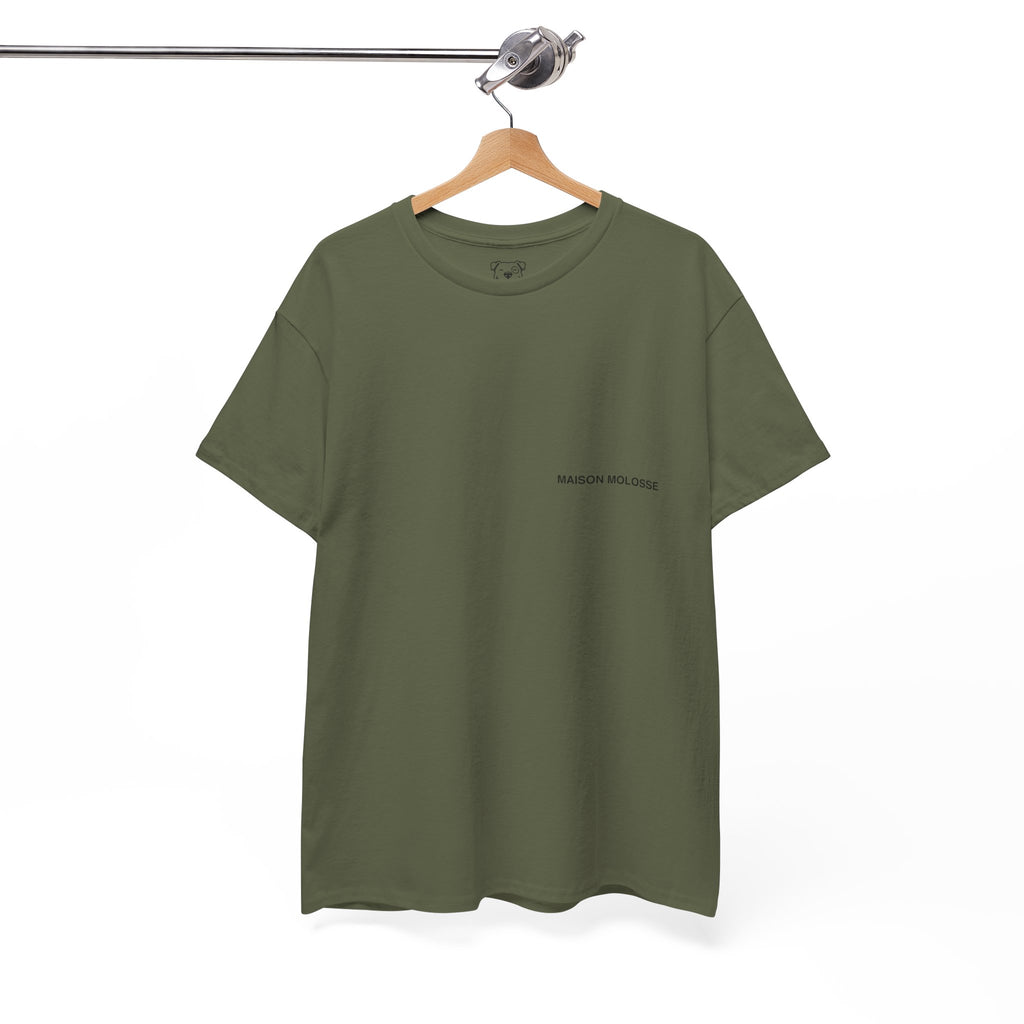 Musclé mais bien élevé - Heavy Cotton T-Shirt for Dog Owners