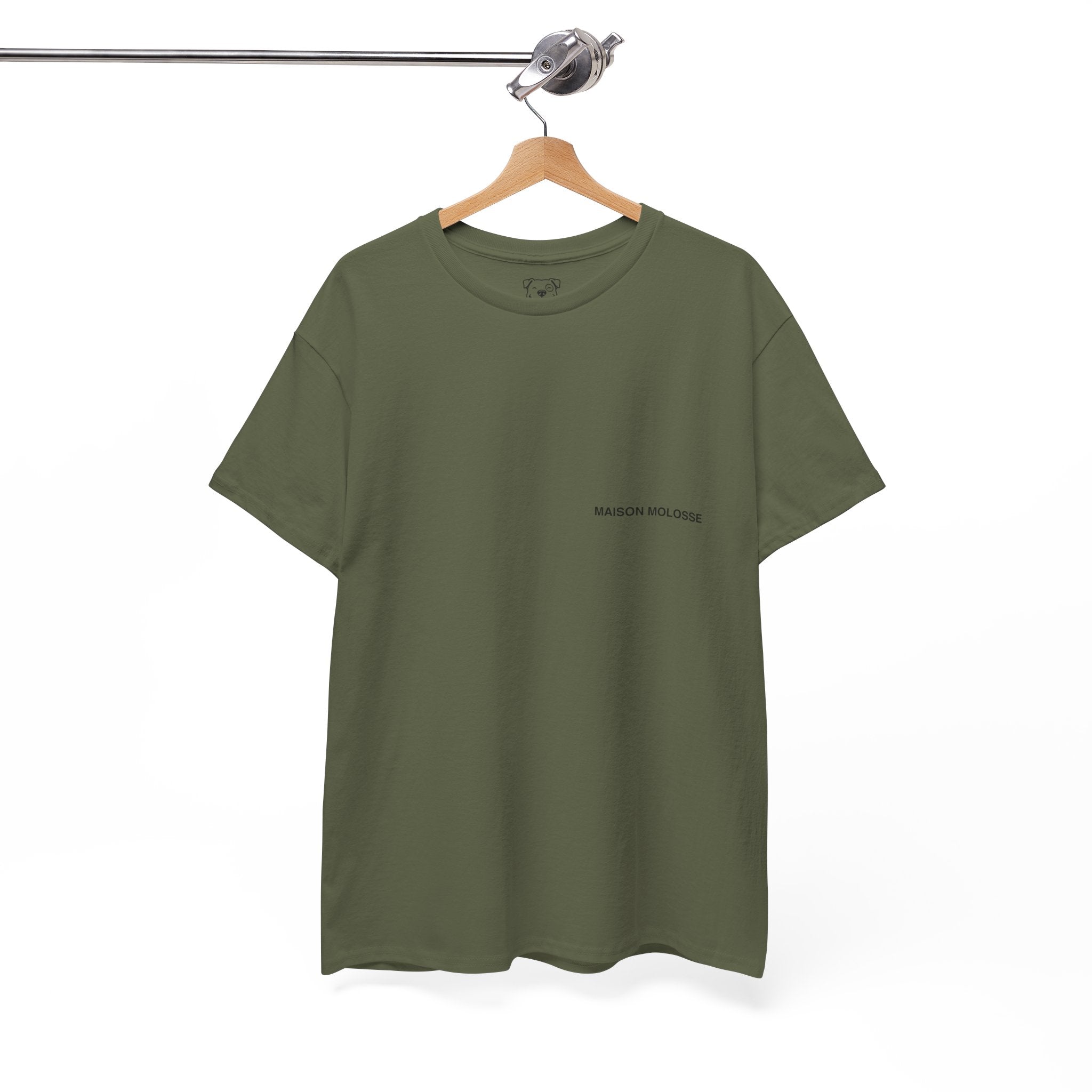 Musclé mais bien élevé - Heavy Cotton T-Shirt for Dog Owners