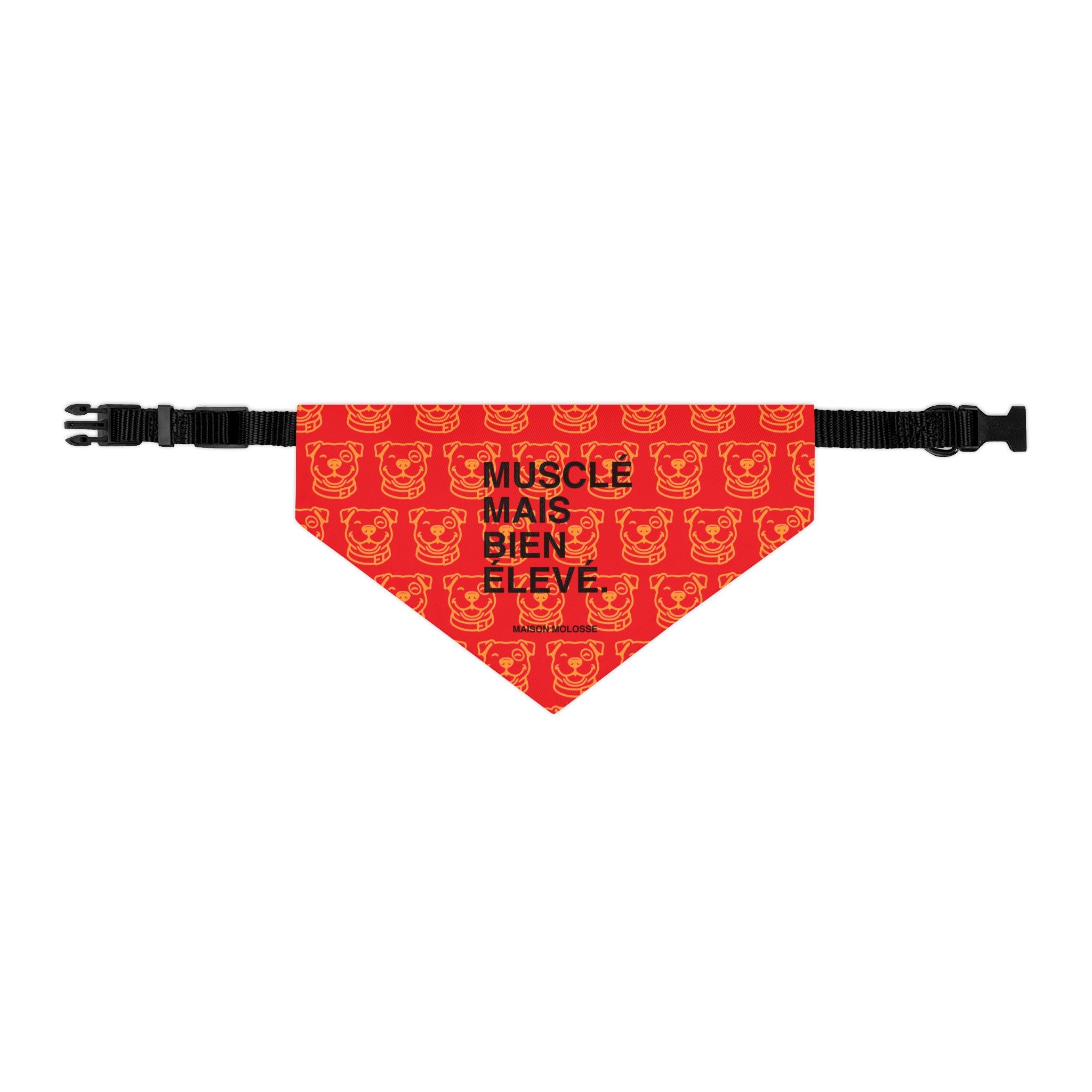 Plus doux qu’une baguette chaude – Bandana Collier Stylé pour chien