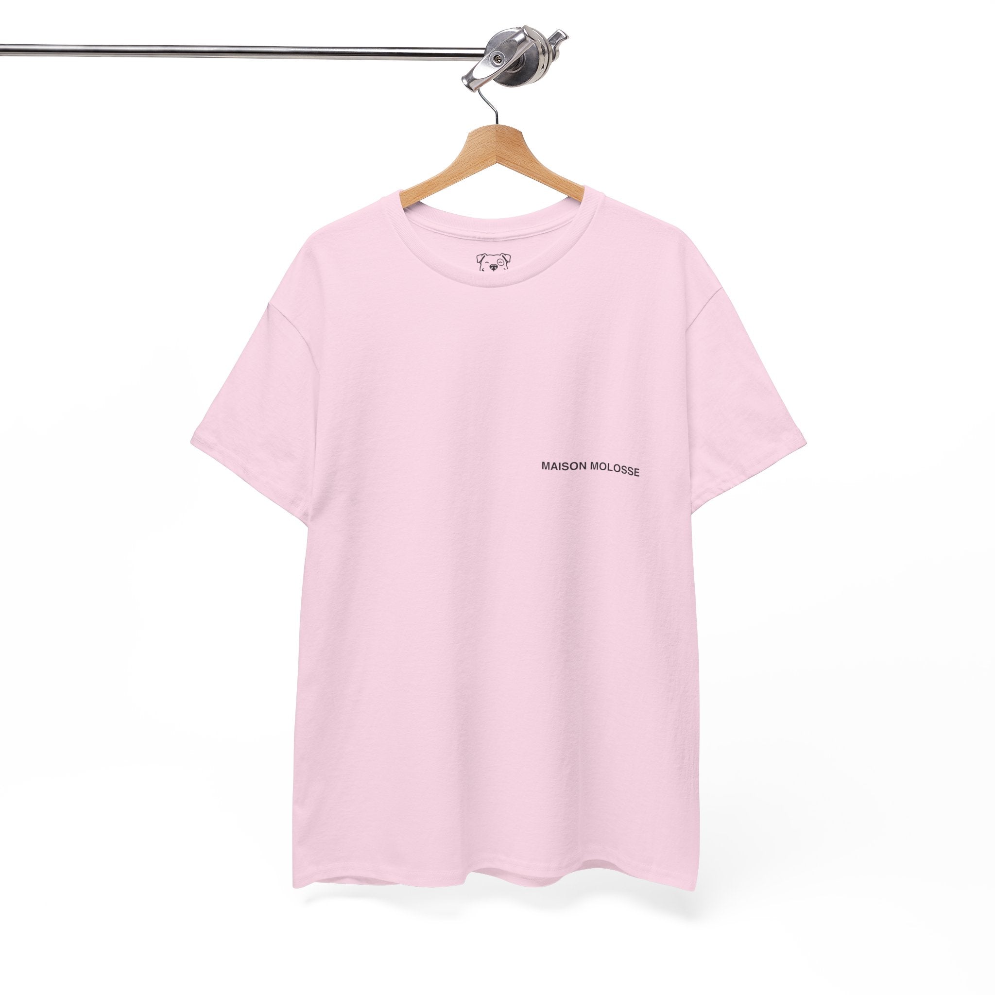 Musclé mais bien élevé - Heavy Cotton T-Shirt for Dog Owners